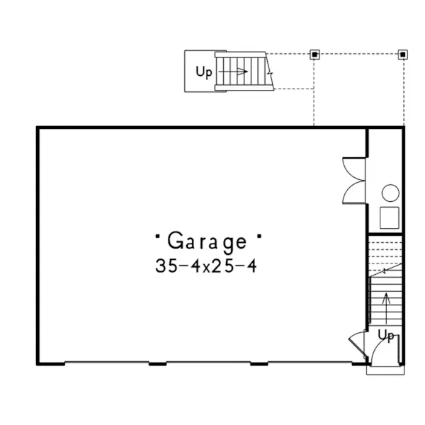 Building Plans First Floor - Dabney Garage Apartment 002D-7529 | House Plans and More