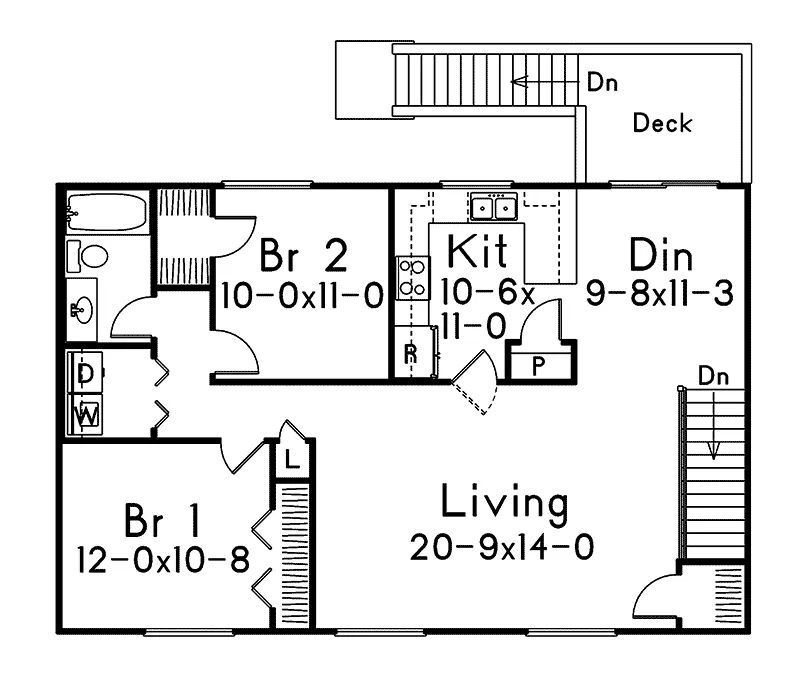 Building Plans Second Floor - Dabney Garage Apartment 002D-7529 | House Plans and More
