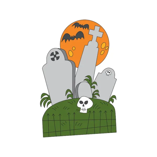 Tombstones is a great addition to your outdoor Halloween decorations