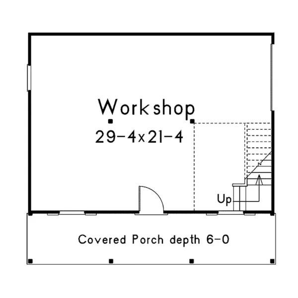 Building Plans First Floor - Tolland Place Workshop 005D-7500 | House Plans and More