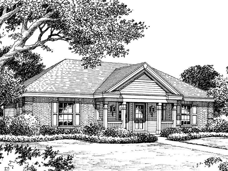 Cabin & Cottage House Plan Front Image of House - Littleton Apartment Garage 007D-0115 | House Plans and More