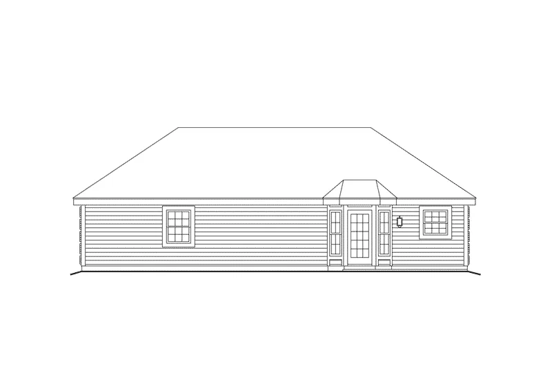 Cabin & Cottage House Plan Rear Elevation - Littleton Apartment Garage 007D-0115 | House Plans and More
