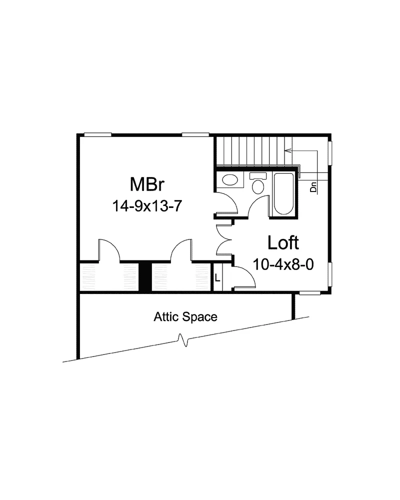 Building Plans Second Floor - Westfall Park Apartment Garage 007D-0241 | House Plans and More