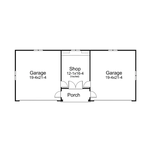 Building Plans First Floor - Haddie 4-Car Garage 009D-6007 | House Plans and More