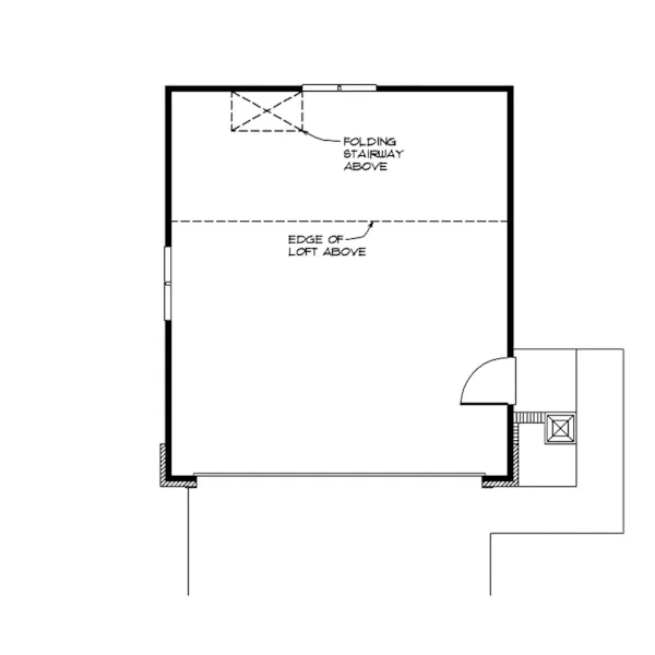 Building Plans First Floor - Keena Salt Box Garage 009D-6008 | House Plans and More