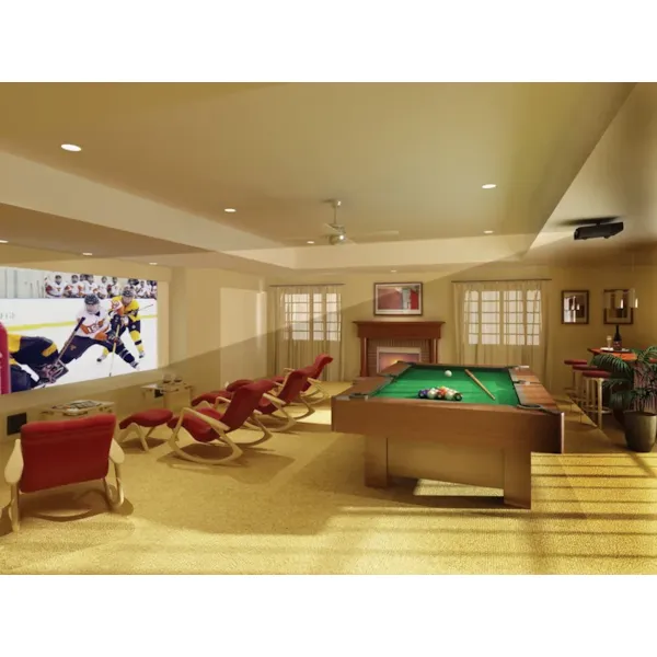 Building Plans Front Photo of House - Laronda Game Room / Sports Bar 009D-7533 | House Plans and More