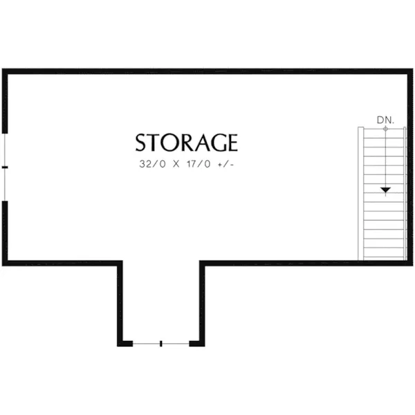 Arts & Crafts House Plan Second Floor -  012D-6008 | House Plans and More