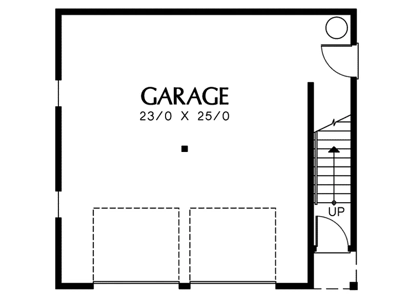Building Plans First Floor - Palmerhill Garage Apartment  012D-7501 | House Plans and More