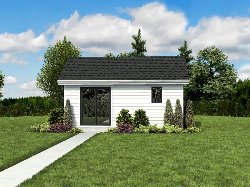 Modern Farmhouse Plan Front Photo 06 - Moorpark Modern Studio 012D-7507 | House Plans and More