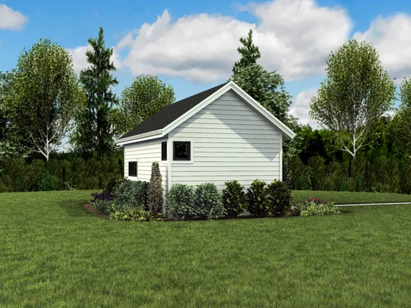Modern Farmhouse Plan Side View Photo - Moorpark Modern Studio 012D-7507 | House Plans and More