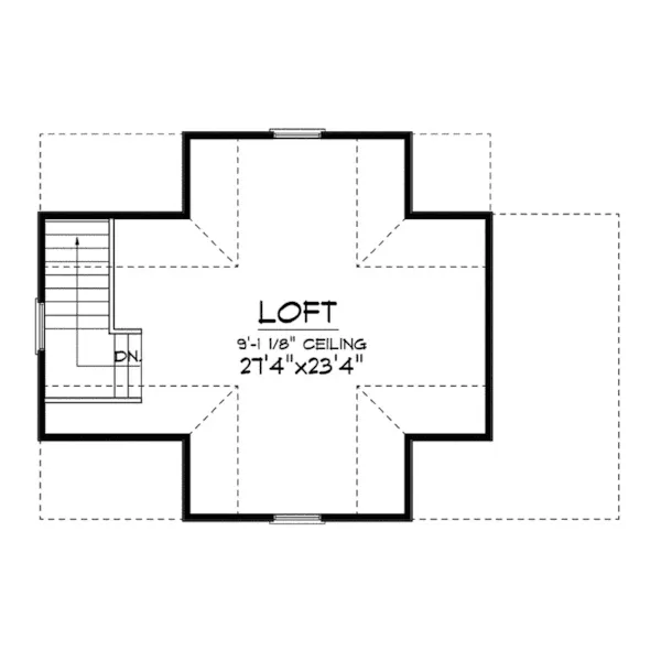 Building Plans Second Floor -  051D-0614 | House Plans and More