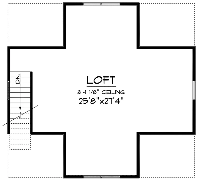 Building Plans Second Floor -  051D-0917 | House Plans and More