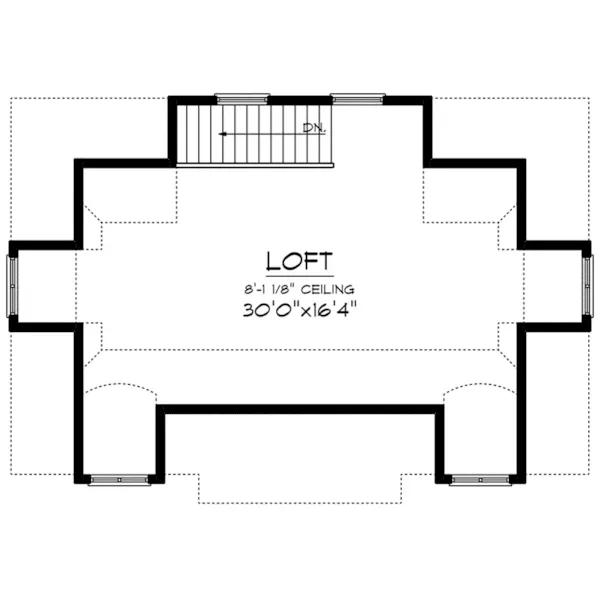 Building Plans Second Floor -  051D-0918 | House Plans and More