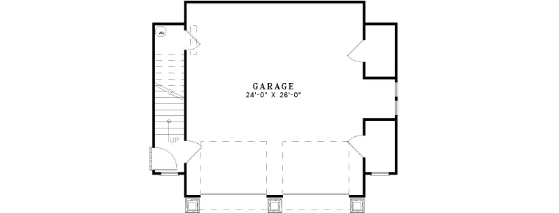 Building Plans First Floor - Nicklaus Apartment Garage 055D-1030 | House Plans and More