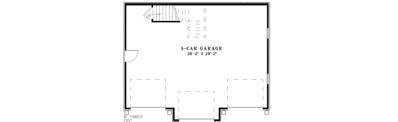 European House Plan First Floor - LeAnn European Garage 055D-1032 | House Plans and More
