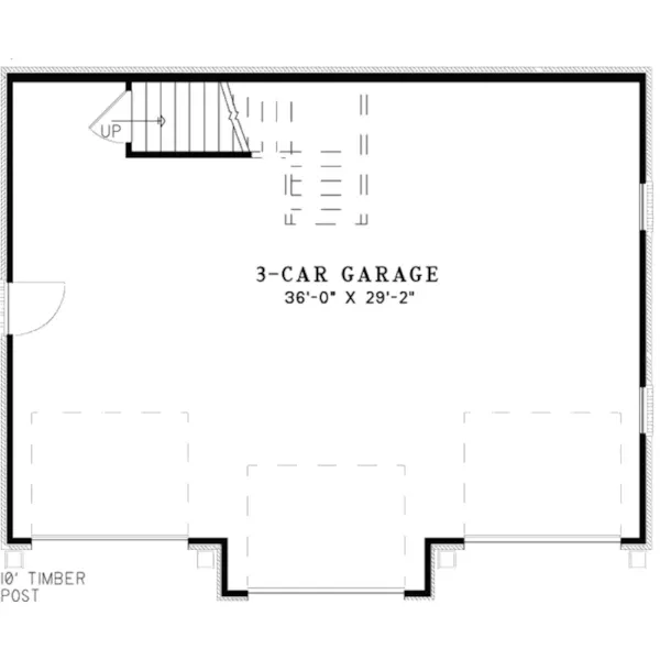 European House Plan First Floor - LeAnn European Garage 055D-1032 | House Plans and More