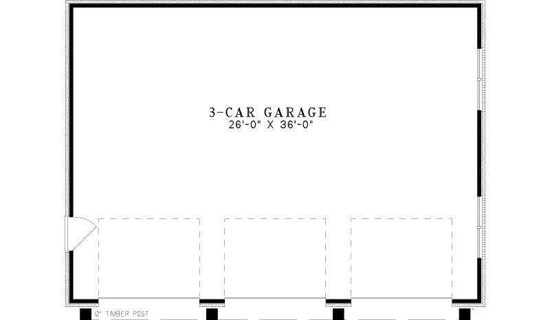 Building Plans Garage Floor Plan - Frey European Style Garage 055D-1036 | House Plans and More