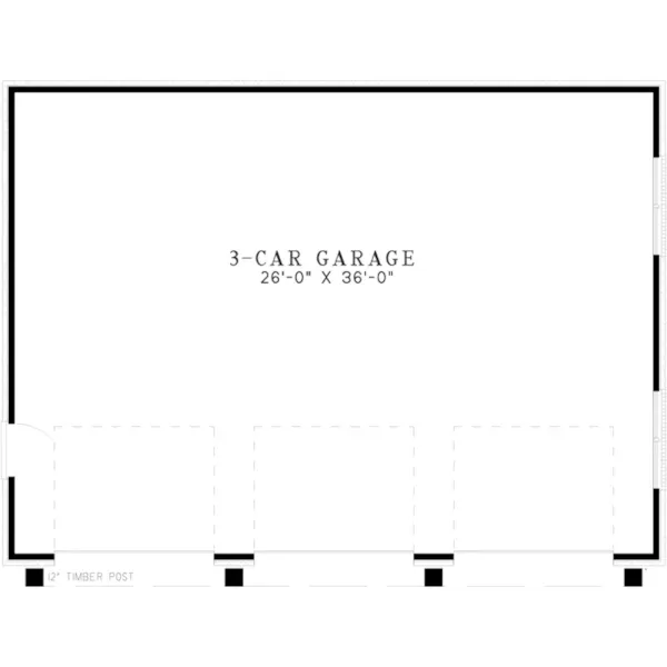 Building Plans Garage Floor Plan - Frey European Style Garage 055D-1036 | House Plans and More