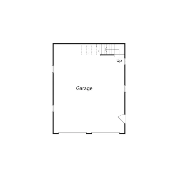 Building Plans First Floor - Keryn Two-Car Garage  059D-6011 | House Plans and More