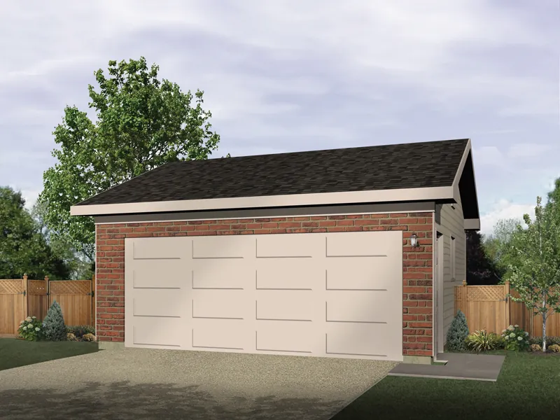 Simple two-car garage has classic style that will last years