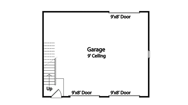 Building Plans First Floor - Dacey Country Style Garage 059D-6045 | House Plans and More