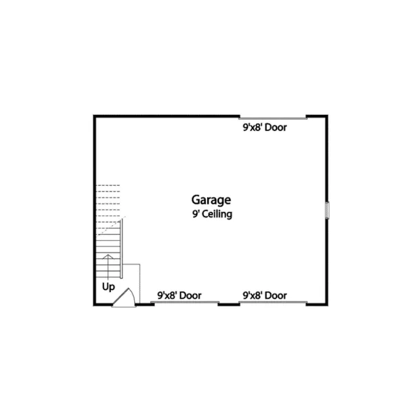 Building Plans First Floor - Dacey Country Style Garage 059D-6045 | House Plans and More