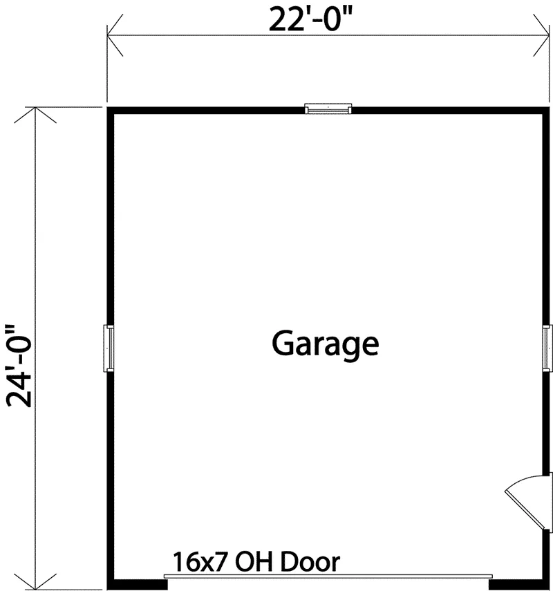 Building Plans First Floor - Brissa Garage With Loft 059D-6065 | House Plans and More