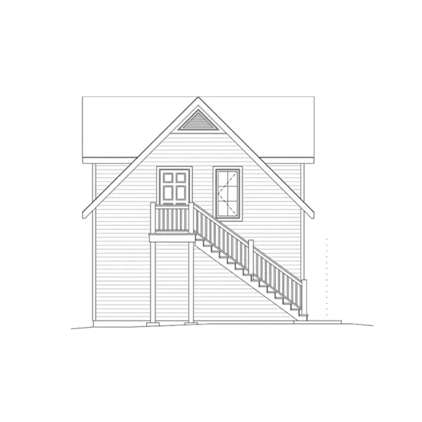 Building Plans Left Elevation -  059D-6070 | House Plans and More