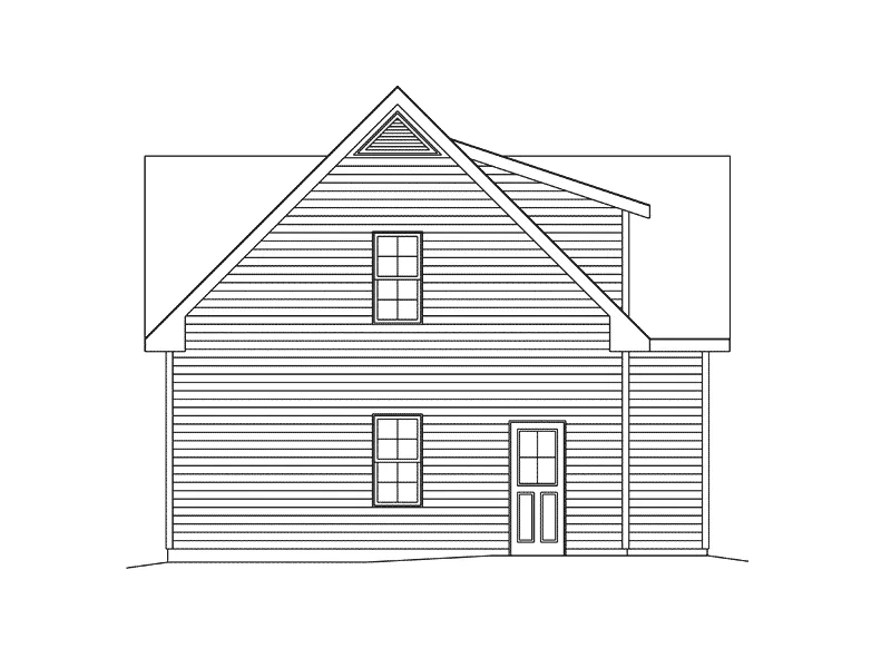 Building Plans Left Elevation -  059D-6075 | House Plans and More