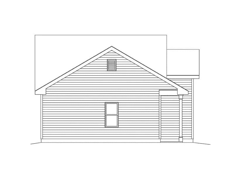 Building Plans Left Elevation -  059D-6079 | House Plans and More