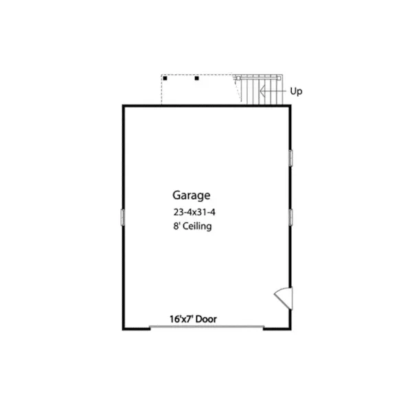 Building Plans First Floor - Penn Barn Style Garage 059D-6083 | House Plans and More