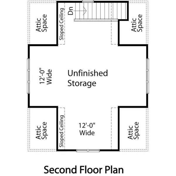 Building Plans Second Floor -  059D-6099 | House Plans and More