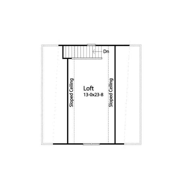 Building Plans Second Floor - 059D-6110 | House Plans and More