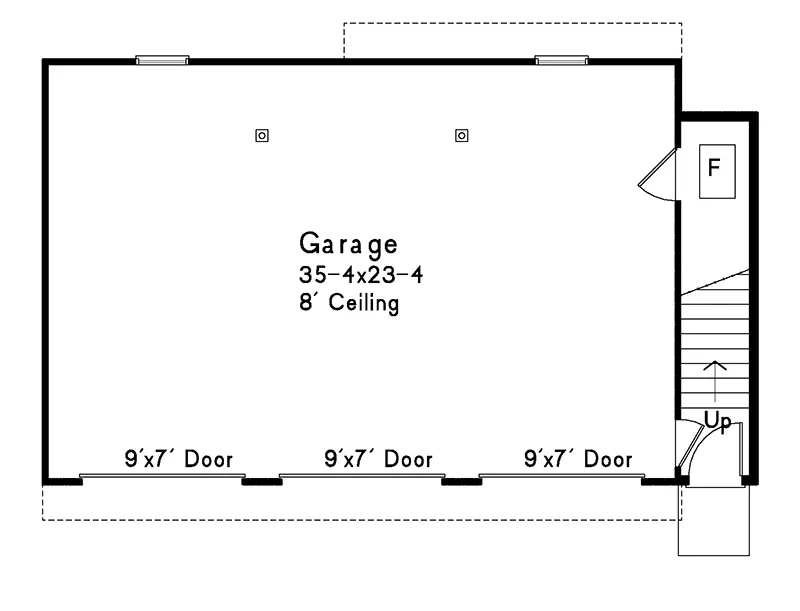Building Plans First Floor - Leticia Garage Apartment 059D-7506 | House Plans and More