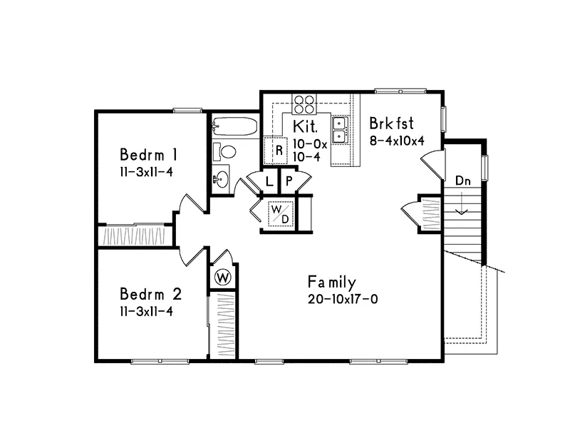 Building Plans Second Floor - Leticia Garage Apartment 059D-7506 | House Plans and More