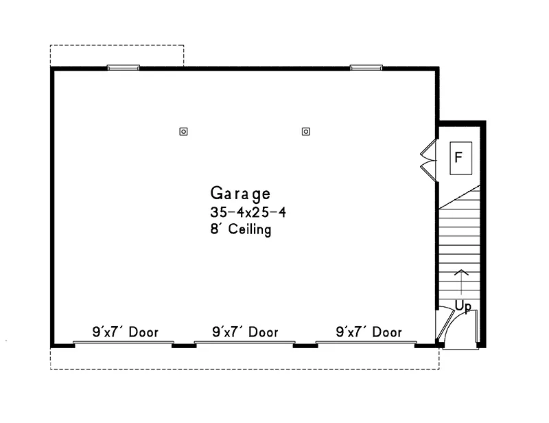 Building Plans First Floor - Levana Apartment Garage 059D-7509 | House Plans and More