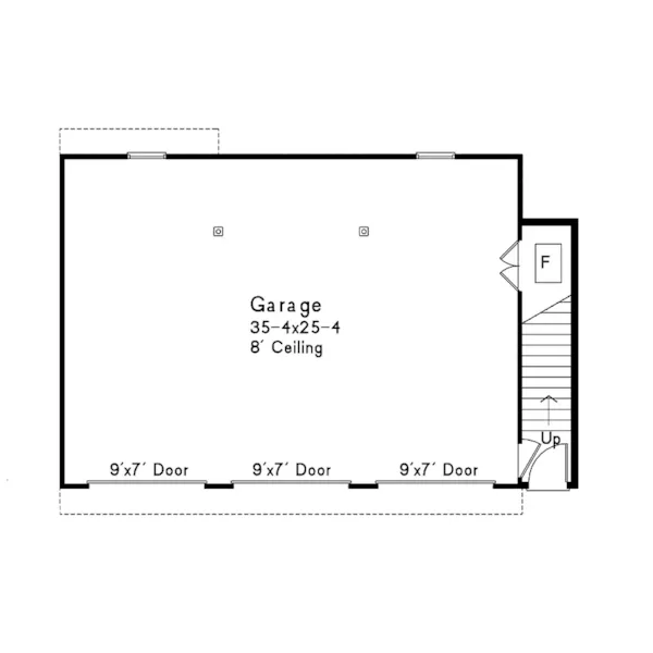 Building Plans First Floor - Levana Apartment Garage 059D-7509 | House Plans and More