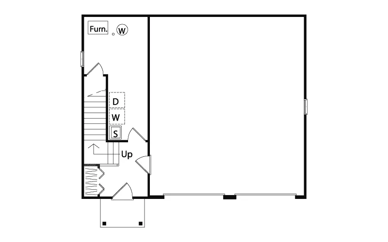 Building Plans First Floor - Pryor Two-Car Garage Apartment 059D-7511 | House Plans and More