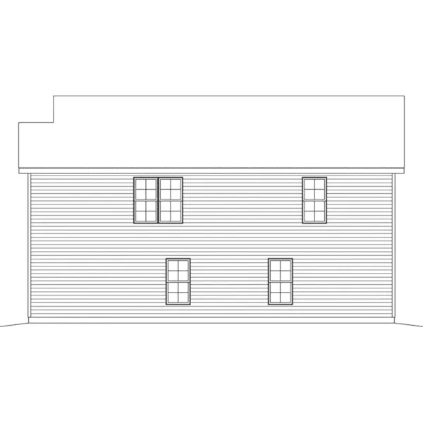 Building Plans Rear Elevation -  059D-7520 | House Plans and More