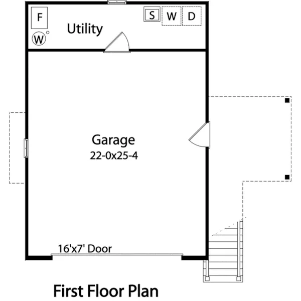 Building Plans First Floor -  059D-7521 | House Plans and More