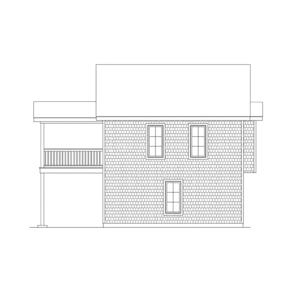 Building Plans Rear Elevation -  059D-7521 | House Plans and More