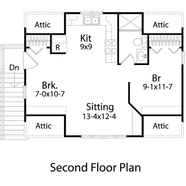 Building Plans Second Floor -  059D-7523 | House Plans and More