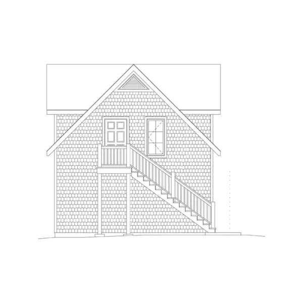 Building Plans Left Elevation -  059D-7523 | House Plans and More