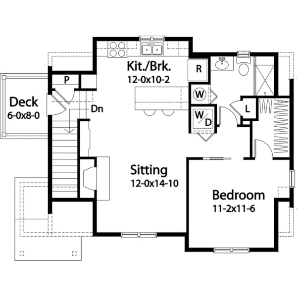 Building Plans Second Floor - 059D-7524 | House Plans and More