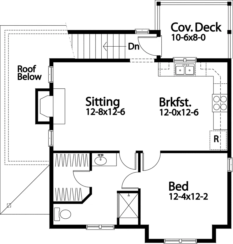 Building Plans Second Floor - 059D-7526 | House Plans and More