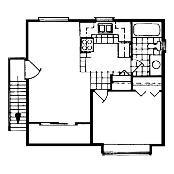 Building Plans Second Floor - Two-Story Garage Apartment Plans | 2-Story Garage Apartment Plans