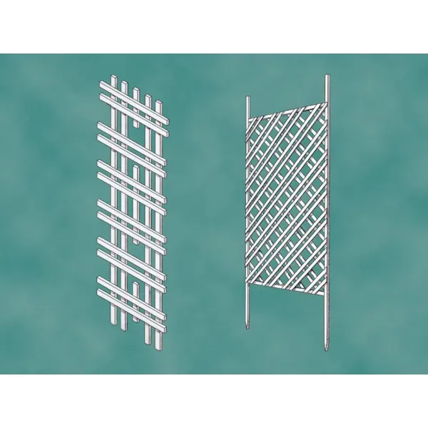 Two trellis projects include a horizontal and diagonal pattern perfect when growing tomatoes or berries