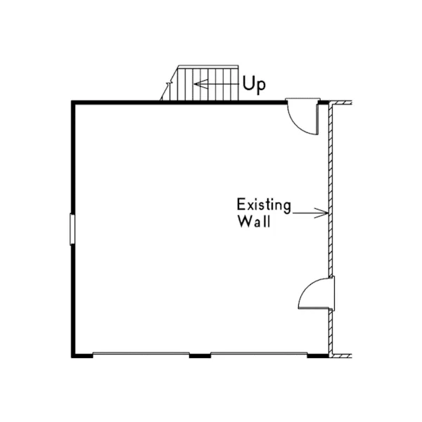 Building Plans First Floor - Ladonya Garage With Sun Deck 064D-6002 | House Plans and More