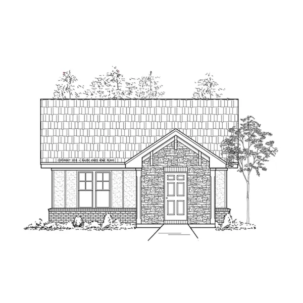 Building Plans Front of Home - 075D-6002 | House Plans and More