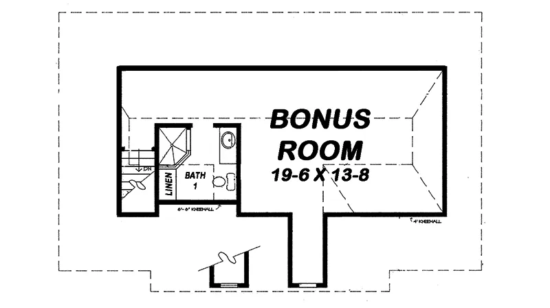 Building Plans Bonus Room - 075D-7504 | House Plans and More